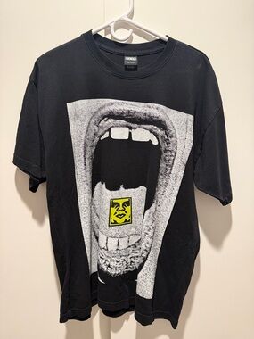 Obey Black Short-Sleeve Graphic Tee